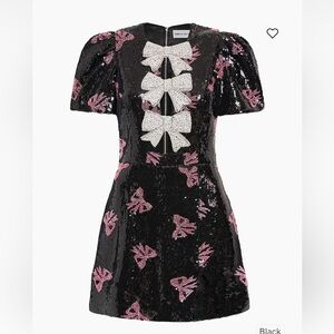 Rebecca Vallance
Miya Sequined Bow Minidress 12 AU 8 US
